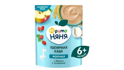 Buğda süd sıyıq ФрутоНяня alma və çiyələk ilə, 200 q, 6+ ay — Bakı
