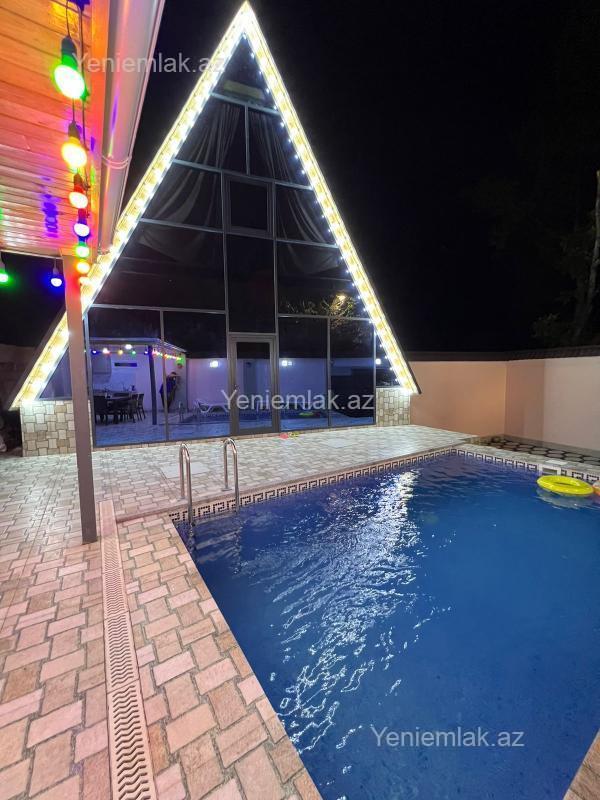 Günlük 4 otaqlı Həyət evi / Villa, 150 m², Qəbələ — Ev, villa, Qəbələ (3)