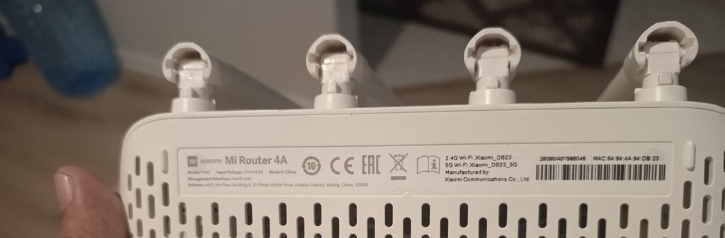 Xiaomi Mi Router 4A - Model: Mi Router 4A (R4AC qeyd olunur etiketdə) — Şəbəkə və server avadanlığı, Sumqayıt (2)