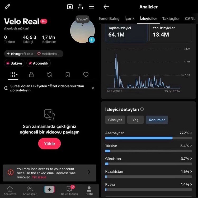 TikTok sehifesi — Oyunlar, konsollər və proqramlar, İsmayıllı
