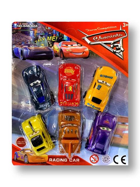 Maşın dəsti Cars, plastik, rəngbərəng, 6 əd — Bakı