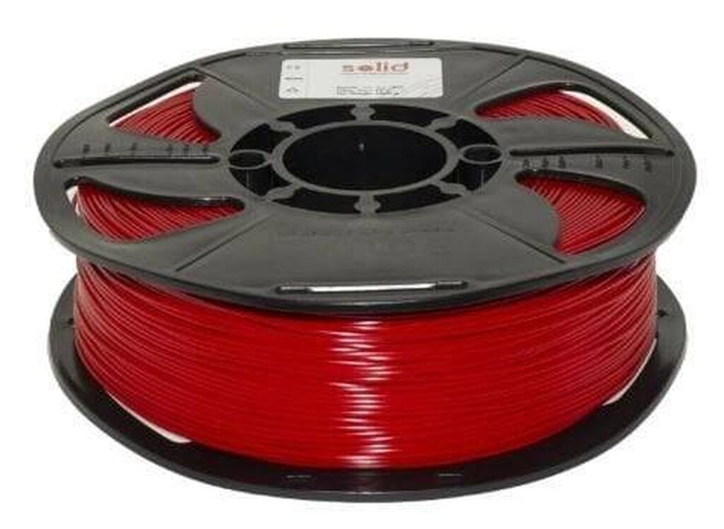 Solid Filament ABS 1.75 mm, Qırmızı – 1 kq 3D basqılarınız üçün — İstehlak malları və aksesuarlar, Bakı (3)