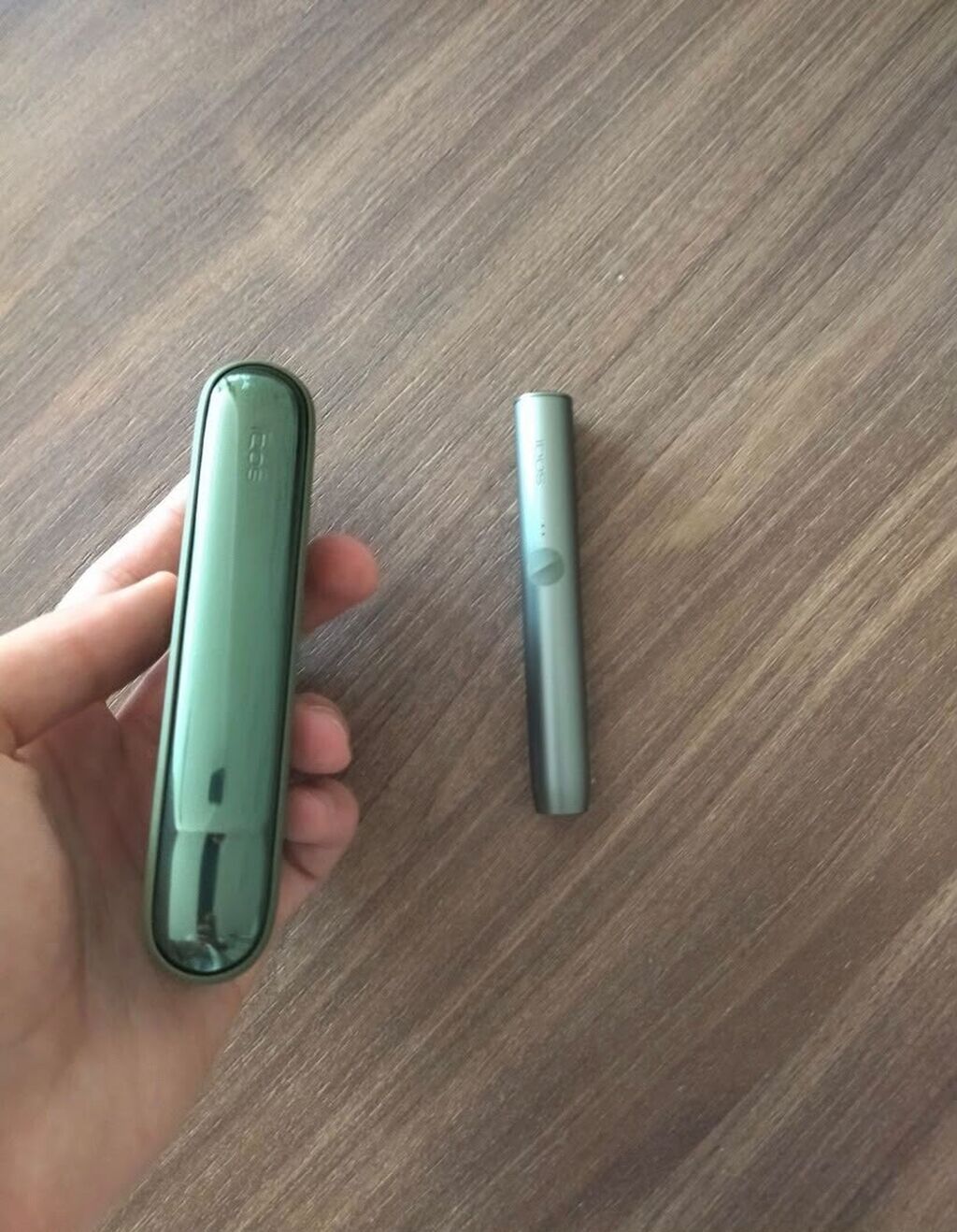 Iqos 3 DUO tütün qızdırıcı cihazı – zeytun-yaşıl rəngli şarj qutusu və — Elektronik siqaretlər, Bakı (4)