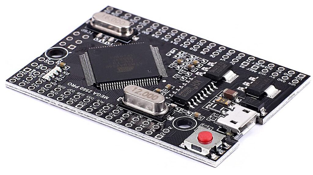 Arduino Mega 2560 PRO Embed (CH340G/ATmega2560) Kompakt ölçülü (38x55 — Ana platalar, Bakı (3)