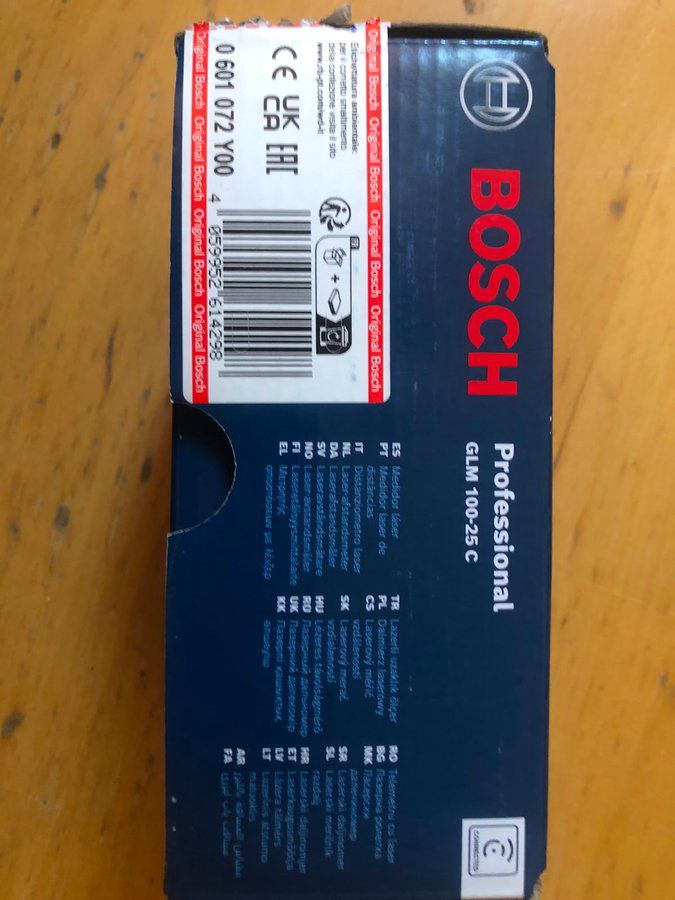 Lazer metrə Bosch Professional GLM 100-25 C (Kameralı / Yenidir) — Mallar, Bakı (7)