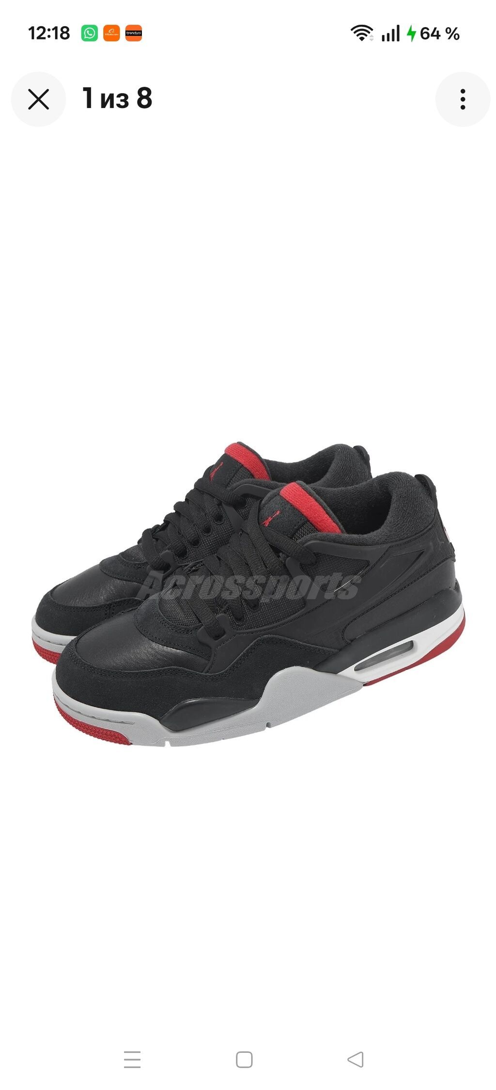 Original Nike Jordan brendi kişi idman ayaqqabısı, razmer 46, rahat — Krossovkalar, Bakı