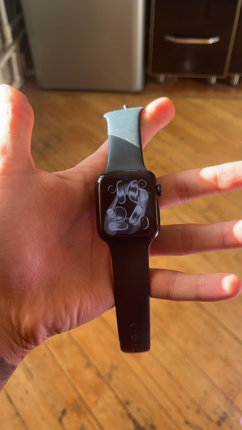 Apple Watch Series SE2 (GPS) – 44mm, blue. Qutusu orginal adaptoru var — Ağıllı saatlar, Masazır (3)
