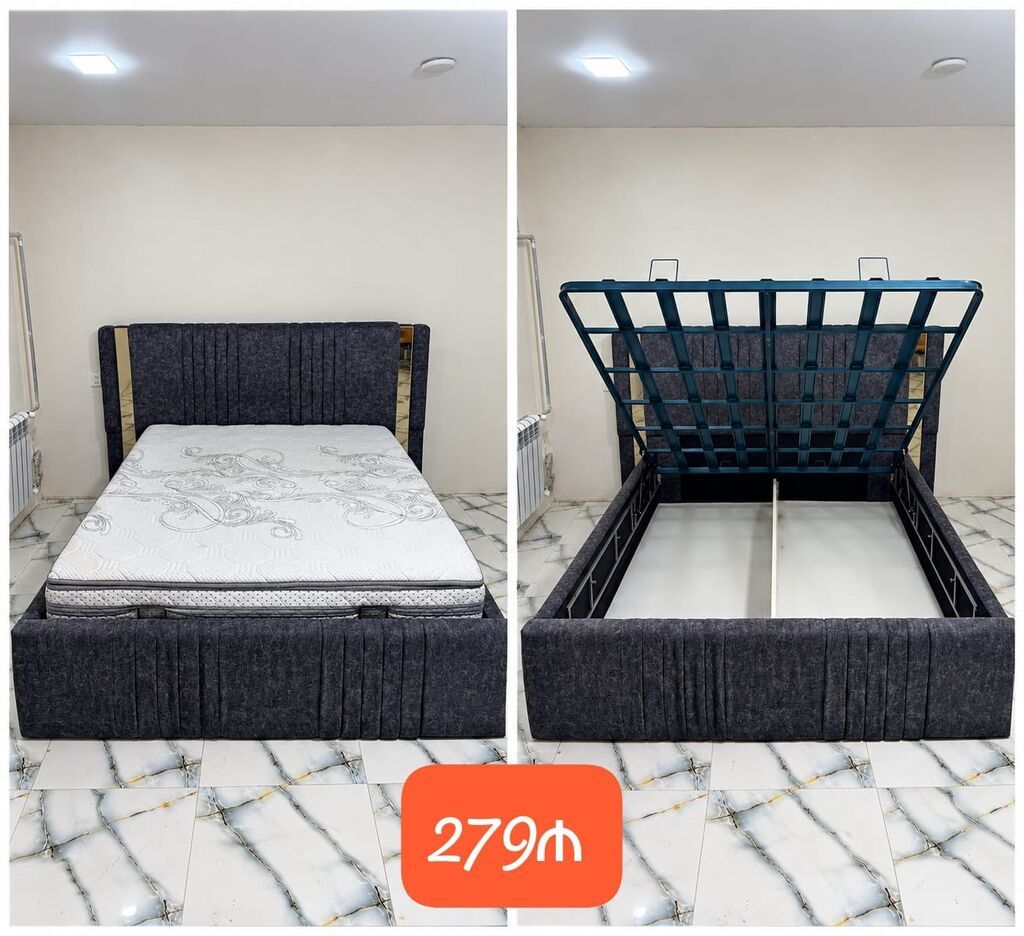 Taxt satilir Bazali matrasli Ölçüsü 200/200 Qiymət 280 azn Ünvan — Mebel, Bakı