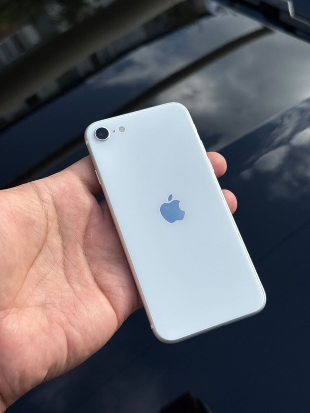 IPhone SE 2022, 128 GB, Ağ, Barmaq izi — Apple iPhone, Bakı (2)