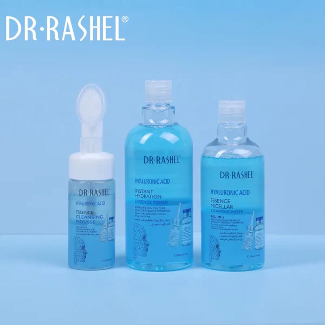 Üz qulluğu üçün kosmetika dəsti Dr.Rashel Hyaluronic Acid Skin (miselyar suyu 300 ml + təmizləyici muss 125 ml + üz üçün toner 500 ml) — Mallar, Bakı (3)