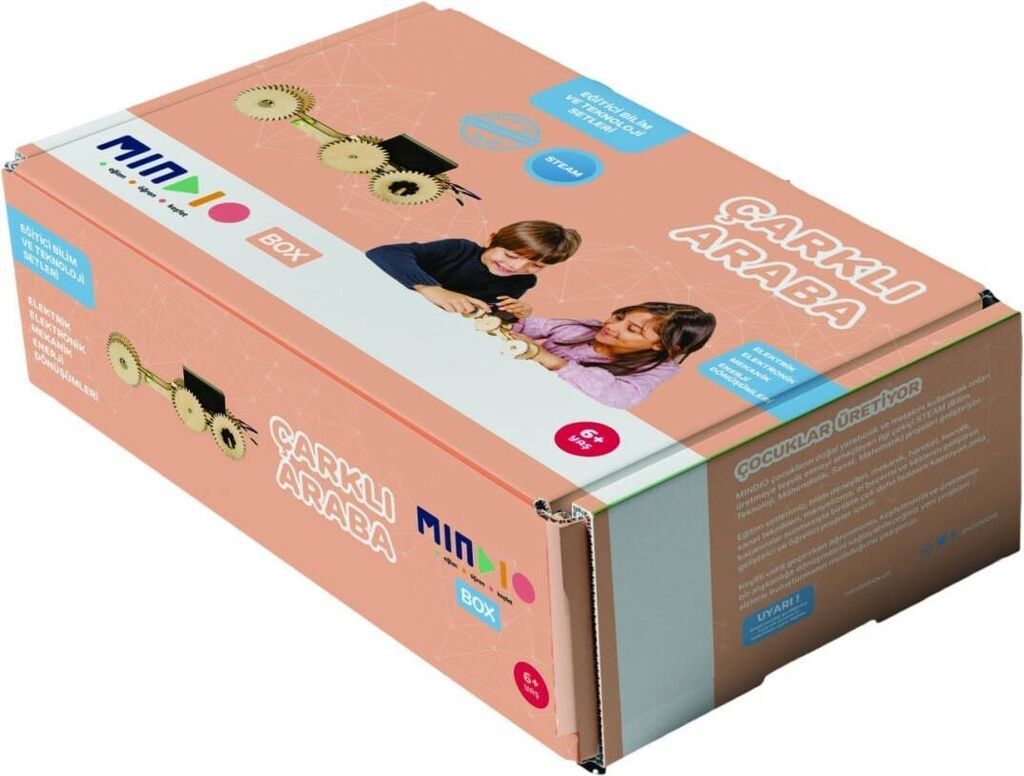 MindioBOX Çarxlı Maşın – Elm və Texnologiya Öyrədici Dəsti Kiçik — Inkişaf edir oyuncaqlar, Bakı (2)