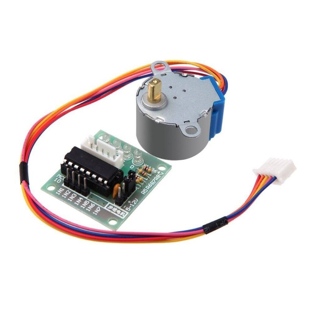28 BYJ-48 Reduktorlu Step Motor + ULN2003A Step Motor Sürücü Kartı — Mühərriklər, Bakı (3)