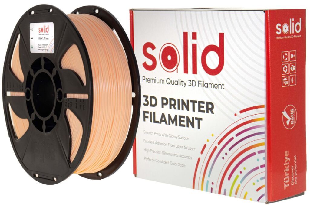 Solid Filament PLA Plus 1.75 mm – Dəri Rəngi, 1 kq 3D basqılarınızda — İstehlak malları və aksesuarlar, Bakı (3)