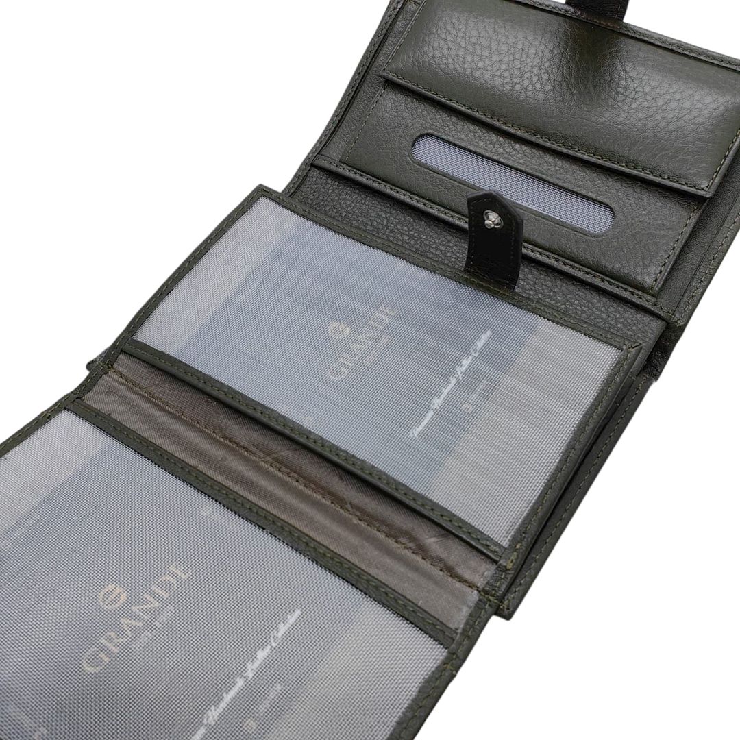 Qadınlar üçün dəri pulqabı Grande WCo_3106_Green, yaşıl — Mallar, Bakı (3)