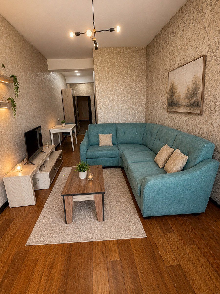 İcarəyə verilir 1 otaqlı yeni tikili 40 m² — Mənzil, Bakı