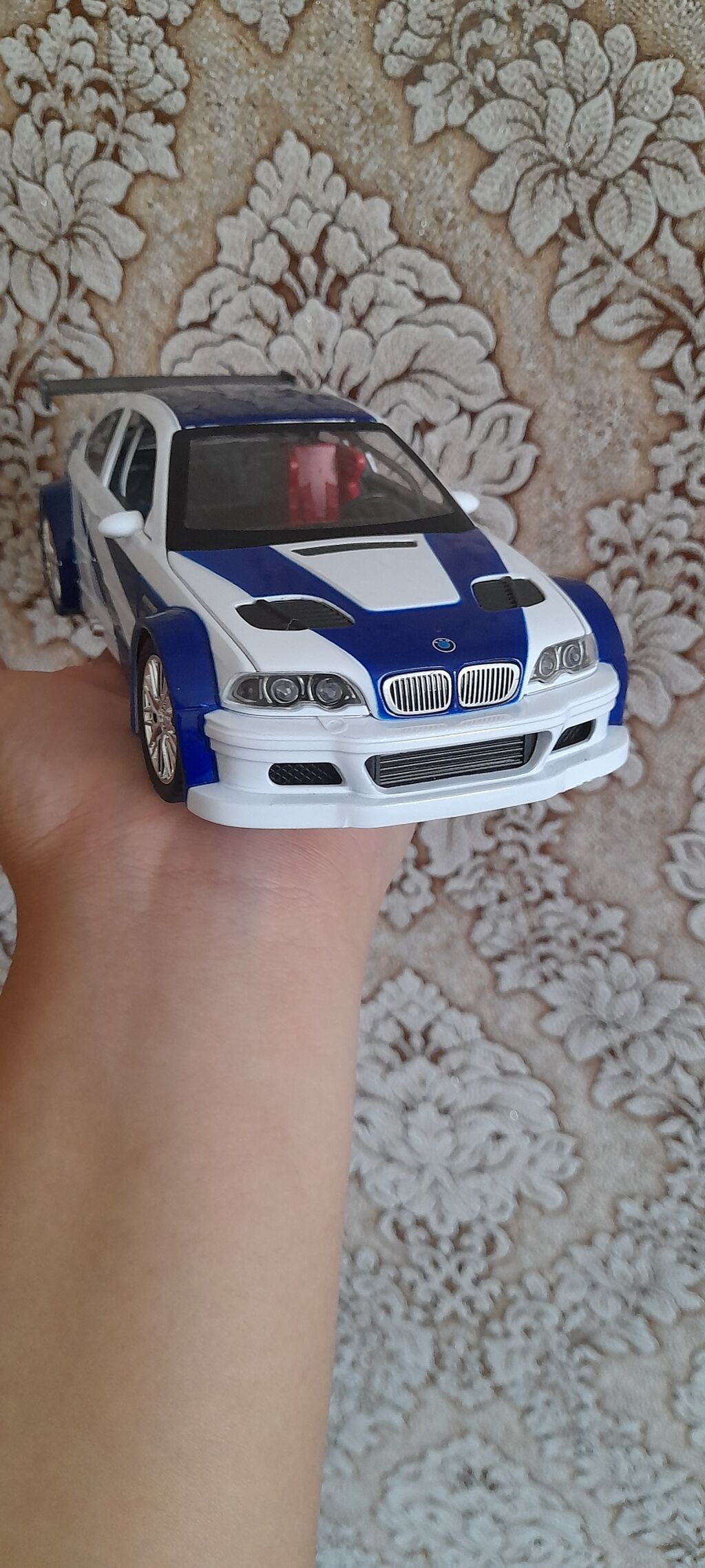 Bmw m3 GTR e46 1:24 Ölçü Yenidir Səsli və İşıqlı Hər yeri açılır Yekə — Modellar, Bakı (5)