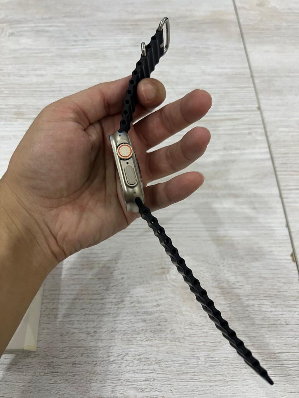İşlənmiş, Smart saat, Sensor ekran, rəng - Gümüşü — Ağıllı saatlar, Bakı (5)