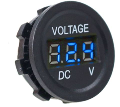7V-30V LED Panel Mini Rəqəmsal Voltmetr DC 7-30V aralığında işləyən — Bakı