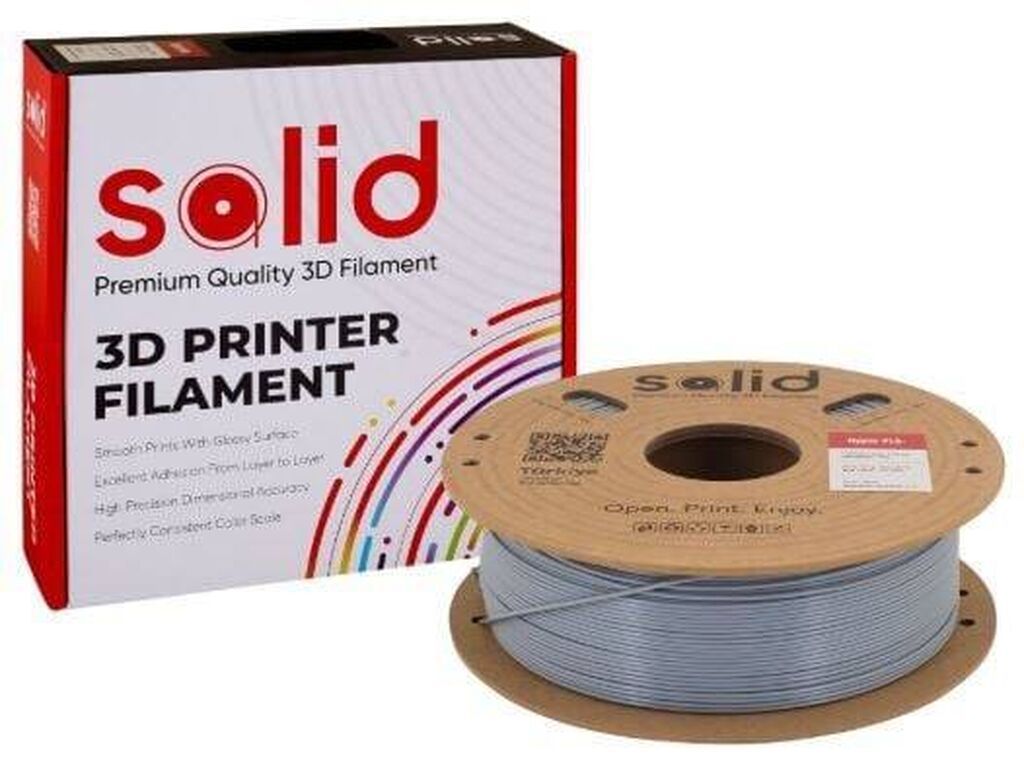 Solid Filament Hyper PLA+ Boz – 1 kq Yeni nəsil Solid Hyper PLA — İstehlak malları və aksesuarlar, Bakı (3)