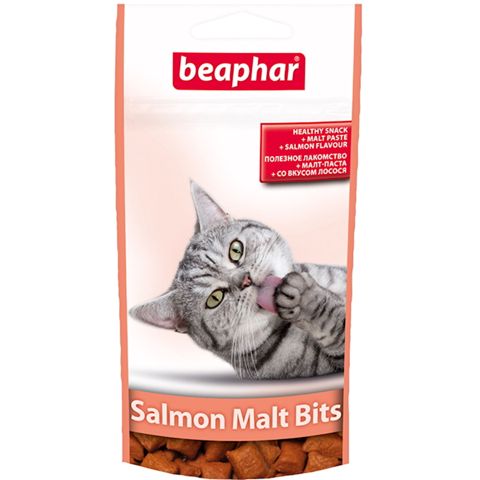 Yastıqcıqlar Beaphar Salmon Malt mədədən tükləri çıxarmaq üçün, 35 q — Bakı