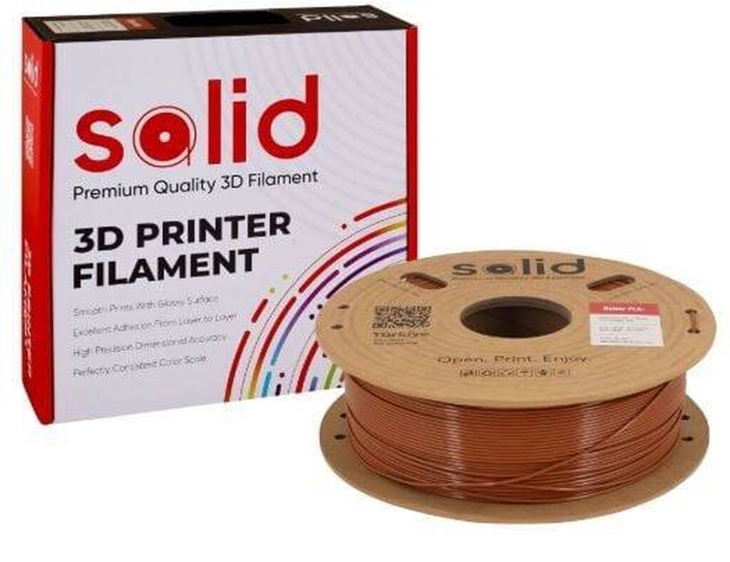 Solid Filament Hyper PLA+ Qəhvəyi – 1 kq Yüksək sürətli və sabit — İstehlak malları və aksesuarlar, Bakı (2)