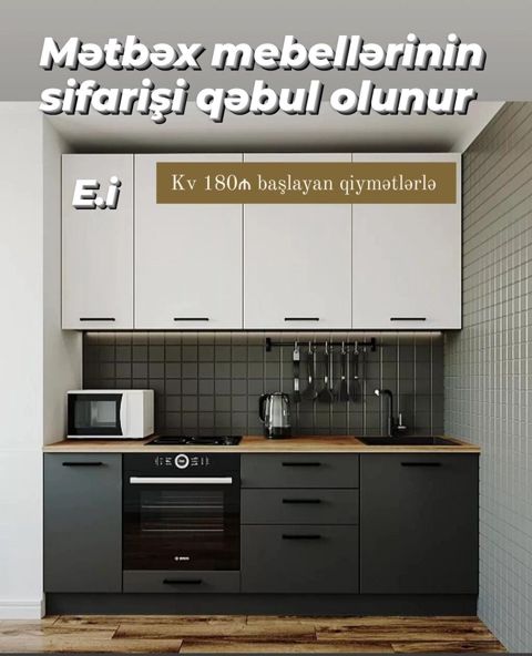 *Mətbəx mebellərinin Sifarişlə Hazırlanması* 1Kvadrat metri — Saray