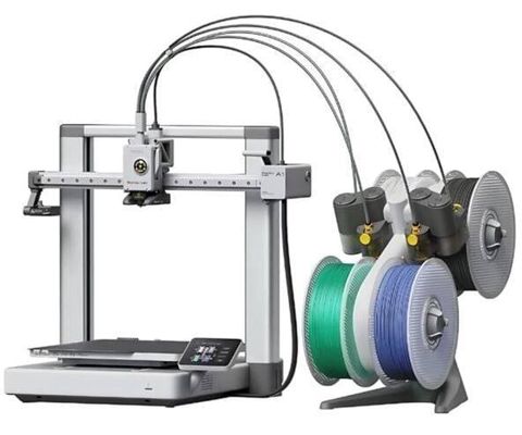 Bambu Lab A1 Combo 3D Printer Çoxrəngli çap üçün AMS Lite moduluyla — Bakı