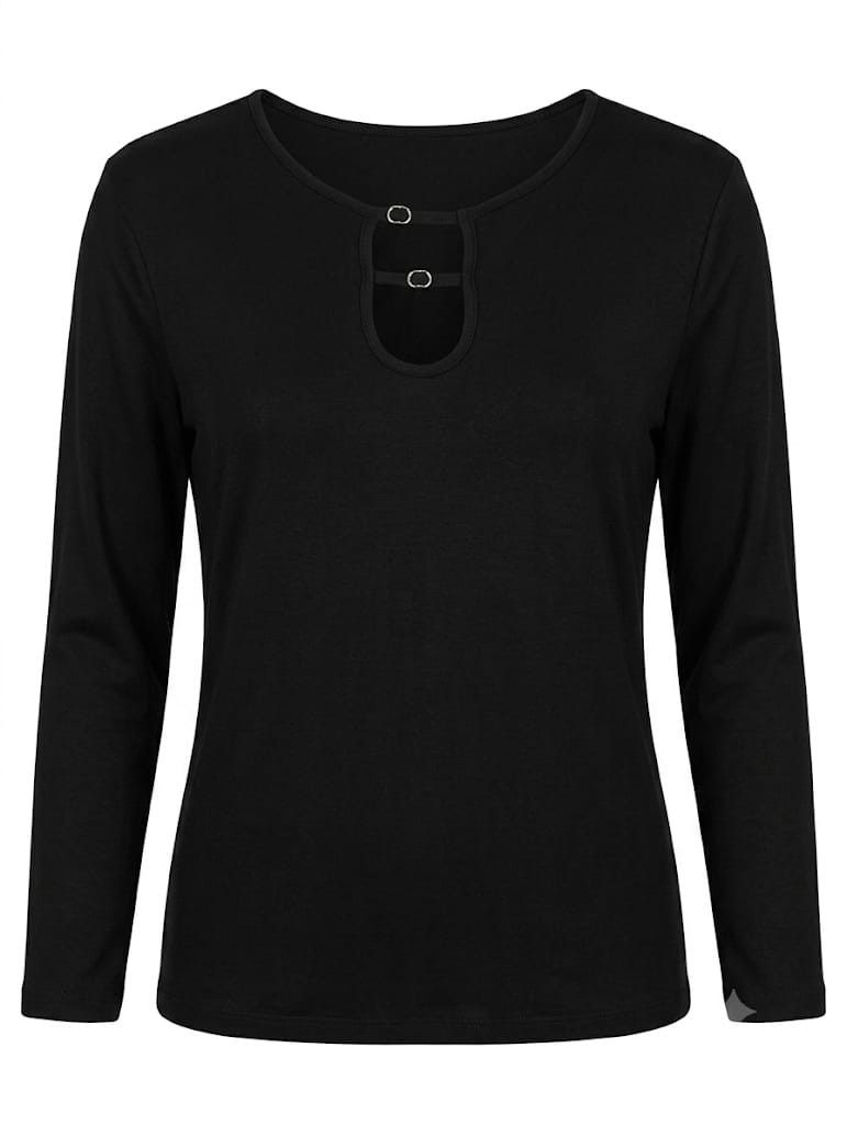 Uzunqol bluz, Qara, Pambıq, ölçü M/L — Mallar, Bakı