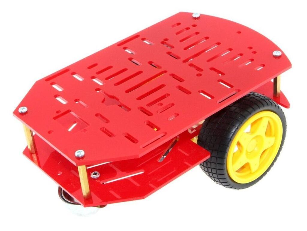 Çoxməqsədli Mobil Robot Platforması – Qırmızı İki mərtəbəli, rəngli — Oyuncaq figuraları, Bakı (2)