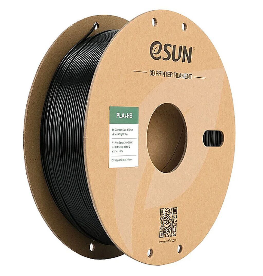 Esun Hyper PLA+ 1.75 mm Filament – Qara, 1 kg Yüksək sürətli 3D — İstehlak malları və aksesuarlar, Bakı