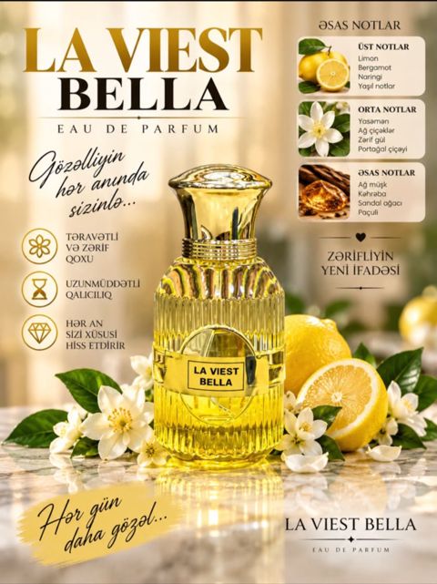 La Viest Bella qadınlar üçün ətir yağı 30 ml — Bakı