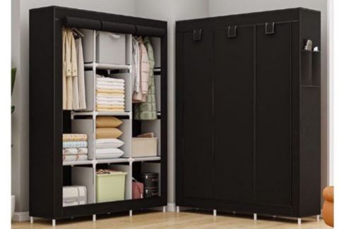 Portativ şkaf, 40,6x20,3x5,1 sm, 8 polkalı, toxunmamış parça örtüklü - AA-770639 — Bakı