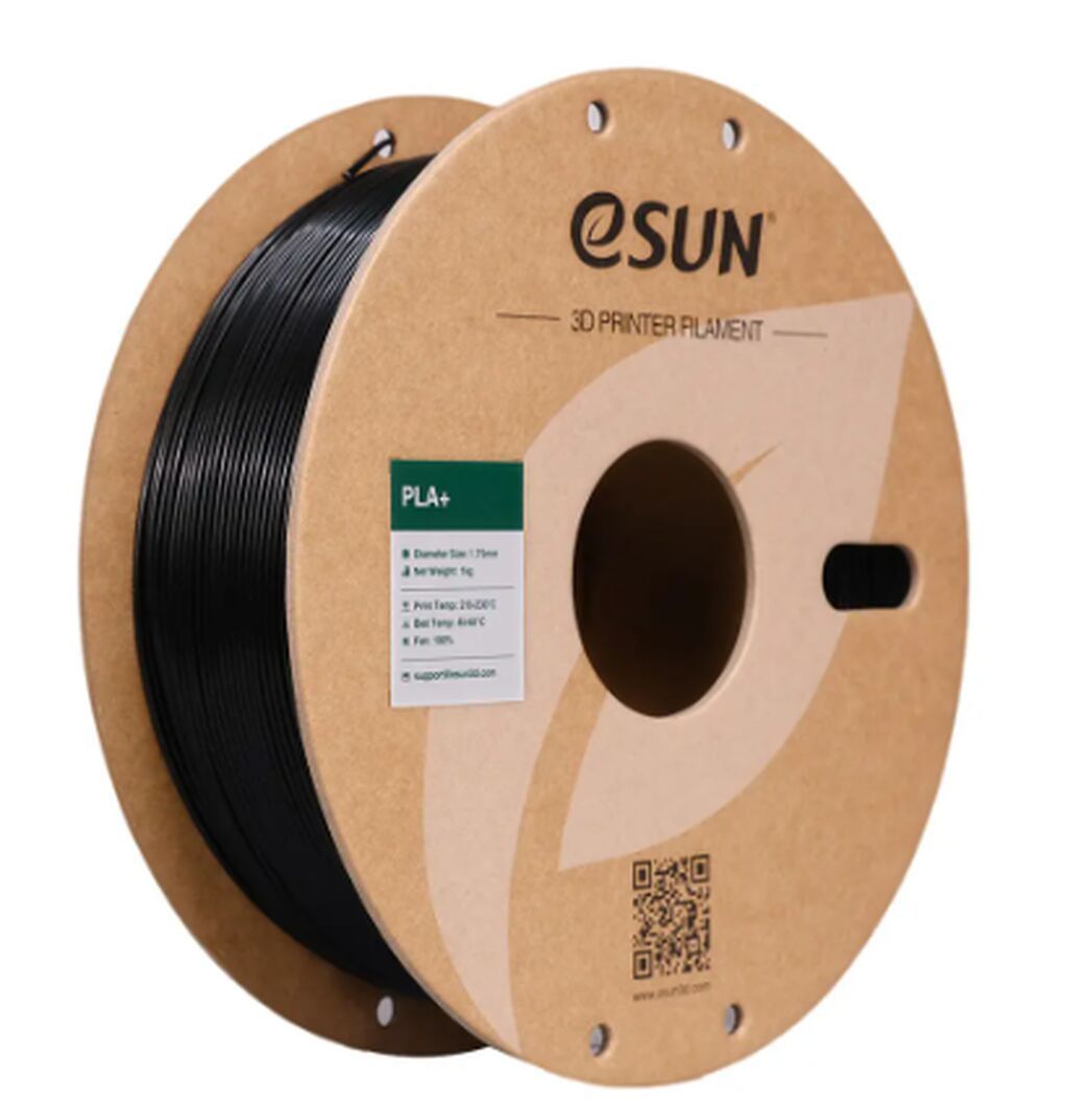 Esun PLA Plus 1.75mm Filament – Qara, 1 kq PLA+ asan çap olunan — İstehlak malları və aksesuarlar, Bakı