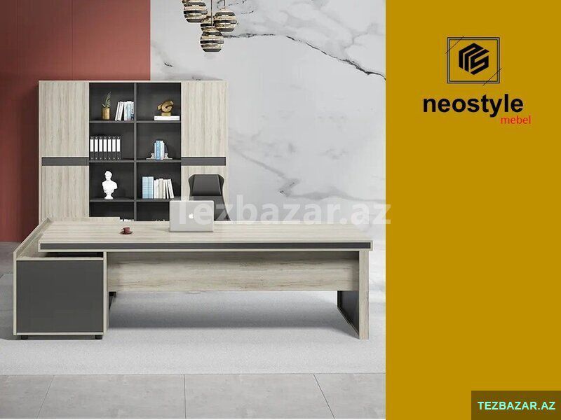Ofis masası — Ofis mebeli, Bakı (2)