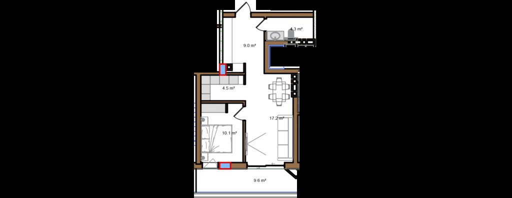 Satılır 2 otaqlı yeni tikili 67.3 m² — Mənzil, Bakı (7)