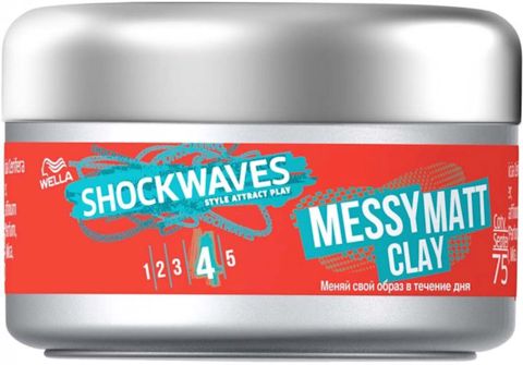 Saç üçün mum Wella Shockwaves 75 ml — Bakı