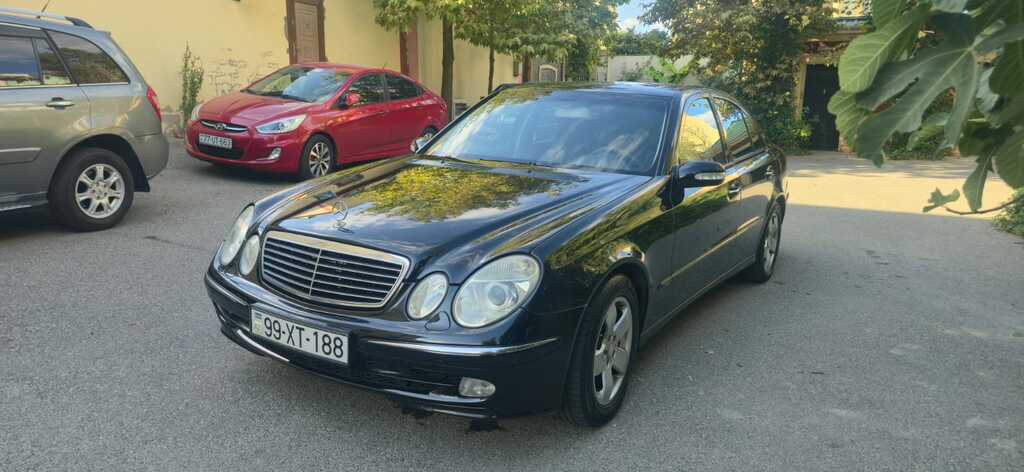 Mercedes E 270, 2.7 L, 2002 il, 328 000 km 99-XT-188 — Avtomobillər, Bakı (2)