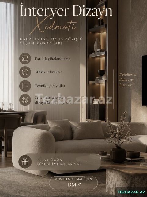Interyer Dizayn/temir/tikinti — Bakı