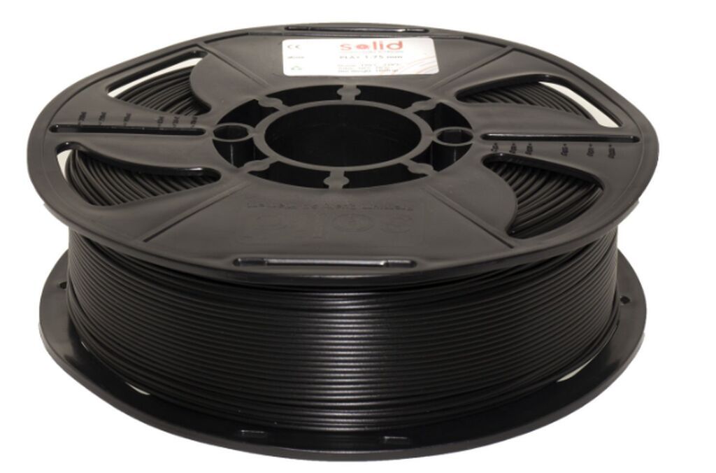 Solid Filament PLA Plus Qara – 1 kq (1.75 mm) 3D basqılarınız üçün — İstehlak malları və aksesuarlar, Bakı (4)
