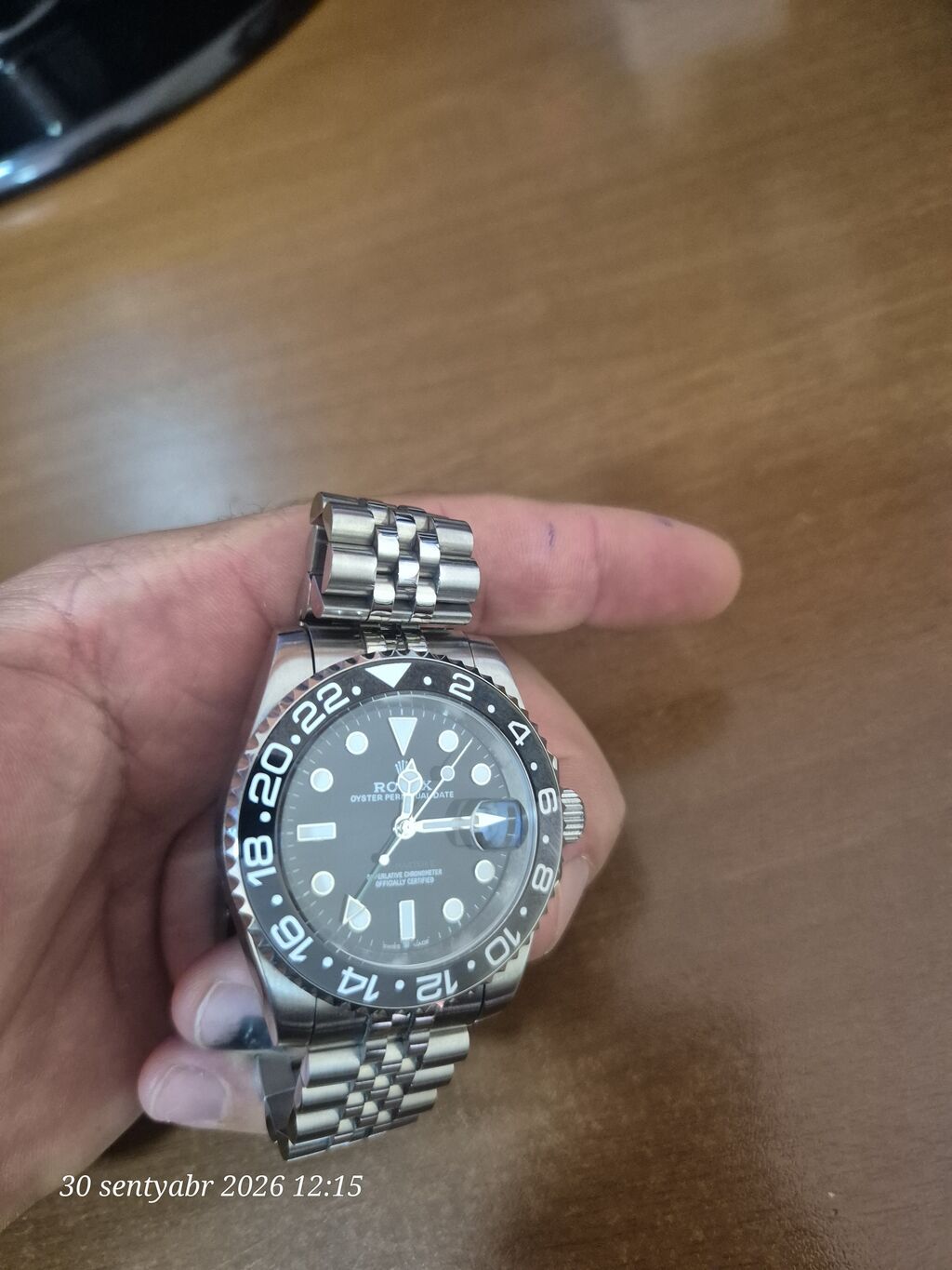 Rolex lüks kopya. Yeni kimdir, 10-15 dəfə istifadə edilib. Mexanika — Qol saatları, Bərdə (2)