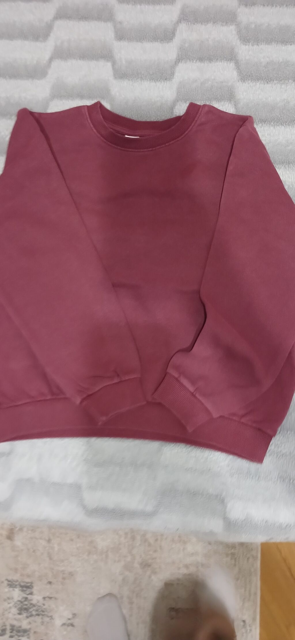 H&M uşaq svitşortu - Model: klassik crewneck - Rəng: tünd bordo — Uşaq geyimi, Bakı (2)