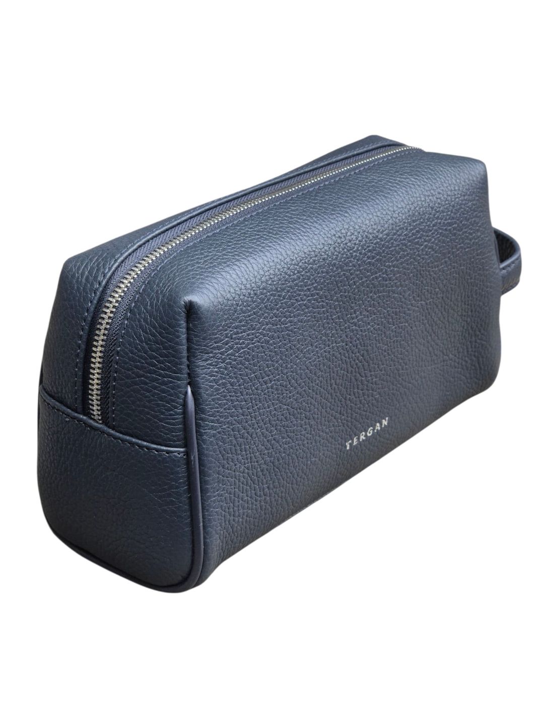 Klatç unisex, təbii dəridən, göy, 13x24x9 sm, Türkiyə istehsalı - Tergan_21496_Lacivert — Mallar, Bakı (3)