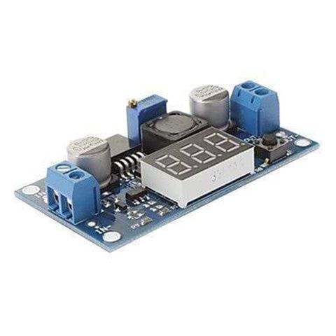 Display’li Tənzimlənəbilən 3A Gərginlik Requlyator Kartı Elektronika — Bakı
