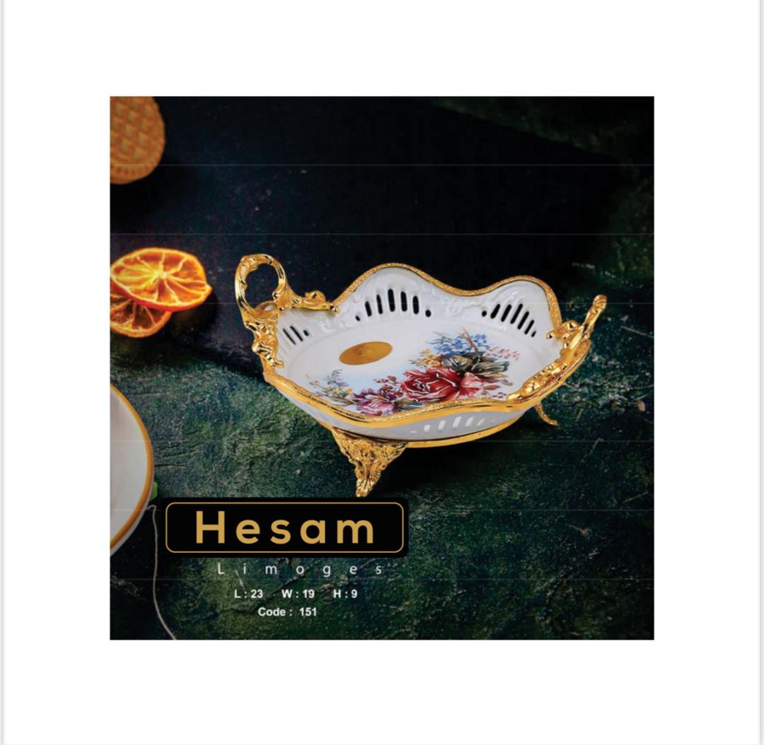 Meyvə qabı Hesam Limoges 151_RB, keramika, ağ, 23x19x9 sm — Mallar, Bakı (2)