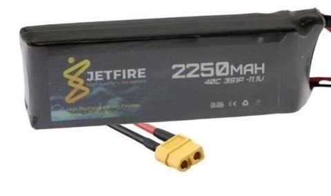 JetFire 11.1V 2250mAh 40C Li‑Po 3S Batareya Yüksək cərəyan tələb edən — Bakı