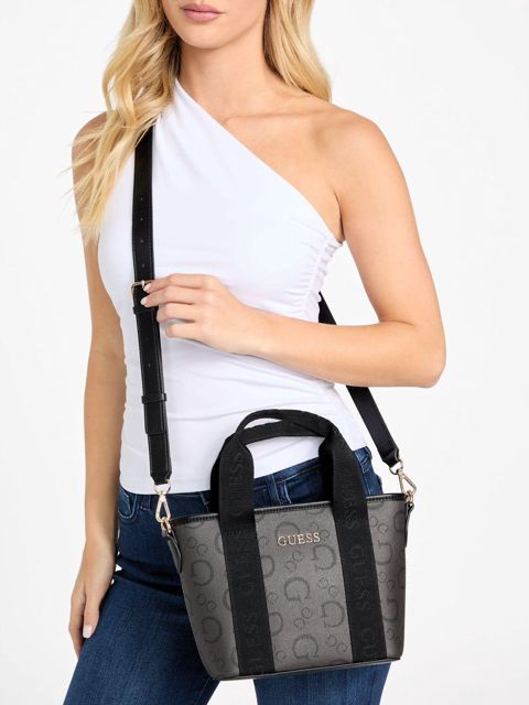 Qadınlar üçün çanta Guess, dəri, boz — Bakı