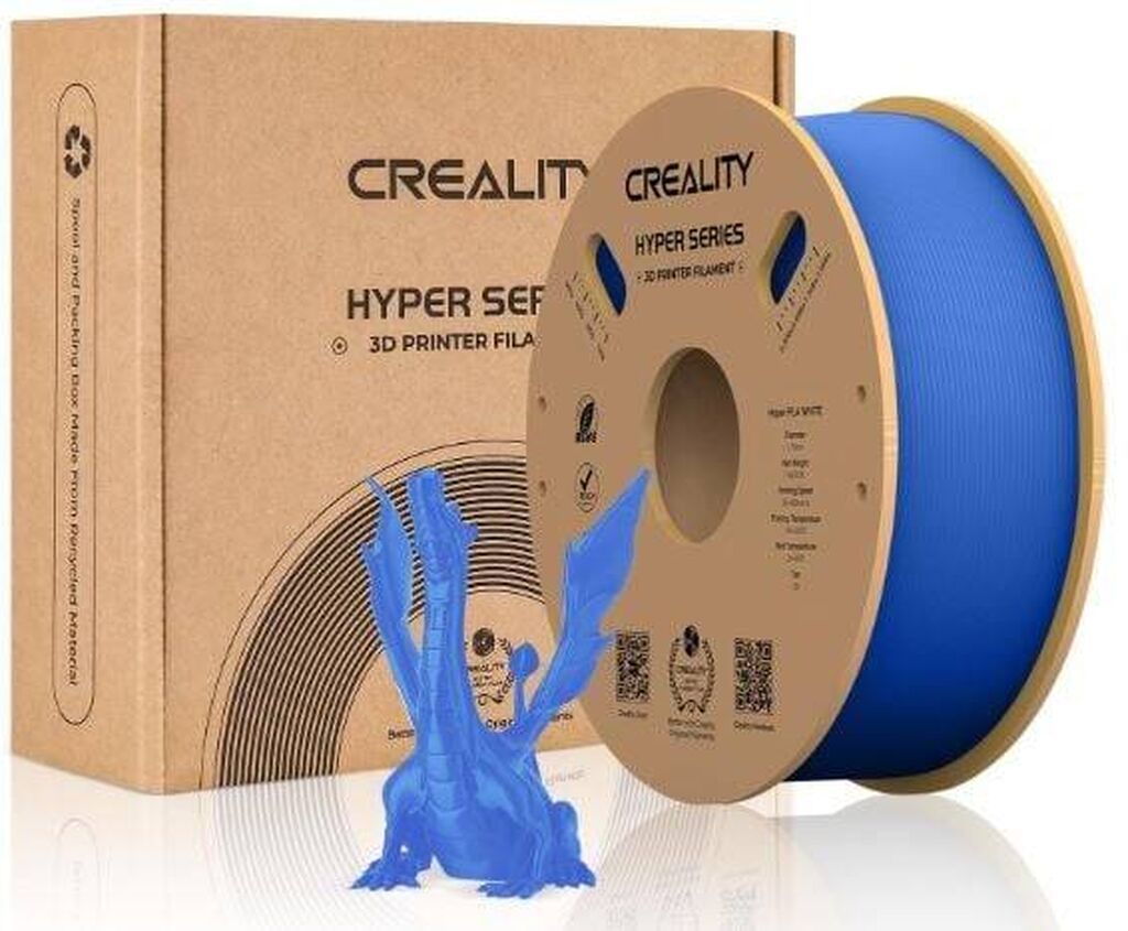 Creality Hyper PLA Filament – Mavi, 1 kq Creality firmasının Hyper — İstehlak malları və aksesuarlar, Bakı (2)