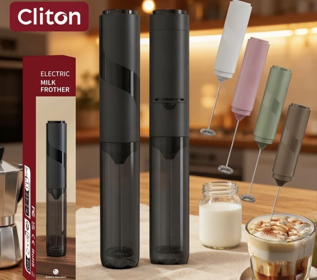 Cliton Electric Milk Frother – evdə barista keyfiyyəti köpük — Elektronika, Sumqayıt