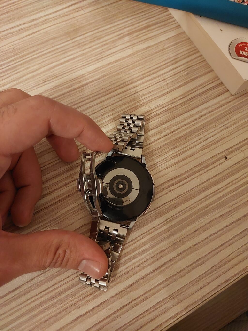 Samsung Galaxy Watch 4 Classic (46 mm) – paslanmayan polad gövdə və — Ağıllı saatlar, Mingəçevir (4)