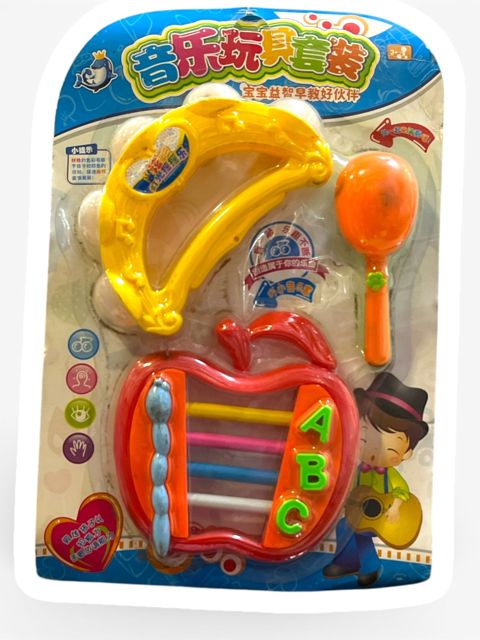 Musiqili oyun dəsti 2857B1, plastik, rəngbərəng — Bakı